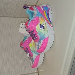 Skechers S Sport toddler girl's jacklyne light up sneakers